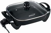 Brentwood 12” Non-Stick Electric Skillet with Glass Lid - SK65