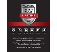 Preserve Series 55" Tall Gun Safe with Electronic Lock & Triple Seal Protection (18 Gun Capacity), Lifetime Warranty