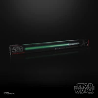Star Wars The Black Series Kit Fisto Force FX Lightsaber with LEDs and Sound Effects, Collectible Roleplay Item with Removable Blade