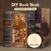Tradeopia Puzzle en bois 3D – Kit DIY Le Rythme Secret Bibliothèque Miniature