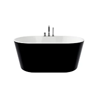 A&E Bath and Shower NADIA BLACK Bathtub