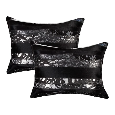 TORINO MADRID COWHIDE PILLOW 12"X20" 2-PACK