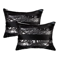TORINO MADRID COWHIDE PILLOW 12"X20" 2-PACK