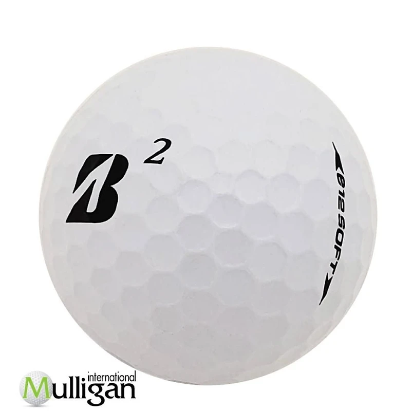 Mulligan - 96 balles de golf récupérées Bridgestone e12 Soft (B) 5A , Blanc