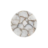 Julienne Drink Table, Grey Agate