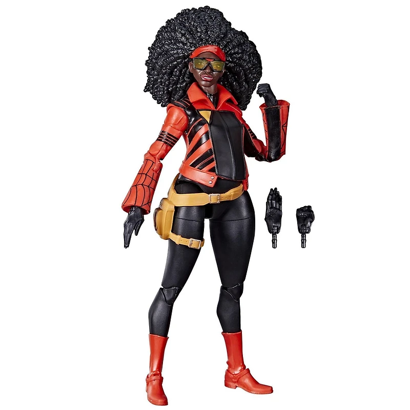 Marvel Legends Series, Spider-Man: Across the Spider-Verse (Partie 1), figurine Jessica Drew de 15 cm, 2 accessoires