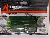 Matzuo MTZ-SSTIZ6-GPBF Simcoe stix green pumpkin black flake 6" (10 pack), Simcoe stix green pumpkin blac