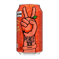 Peace Tea Peach Party Cans, 341 mL, 12 Pack, 12 x 341 mL