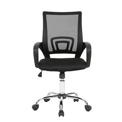 TygerClaw Mid - Chaise de bureau en résille avec dossier