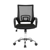 TygerClaw Mid - Chaise de bureau en résille avec dossier
