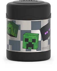 Thermos Kids Stainless Steel Vacuum Insulated FUNtainer Food Jar, 295 ml, Mincecraft, Minecraft FUNTAINER Food Jar