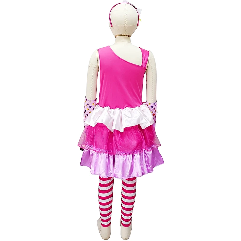 Candy Girl Halloween Costume for Kids Girls, Size L, Pink, by Way to Celebrate