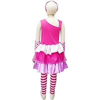 Candy Girl Halloween Costume for Kids Girls, Size L, Pink, by Way to Celebrate