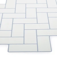 Truu Design Carrelage mural à chevrons