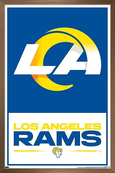 NFL Los Angeles Rams - Logo 21 Wall Poster