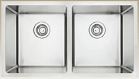 American Imaginations 32-in. W CSA Approved Stainless Steel Kitchen Sink With 2 Bowl And 18 Gauge