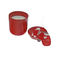 Bougie 8,8 Oz Et Gant Tricoté Canneberge Cassis