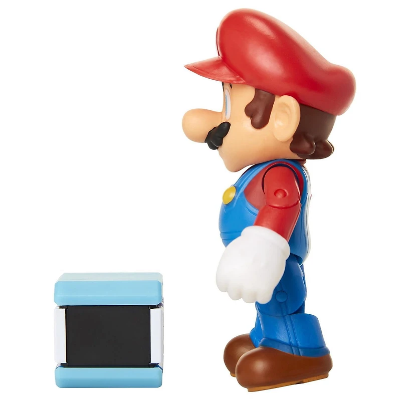 Figures 4 pouces Monde de Nintendo - Mario avec Bloc POW