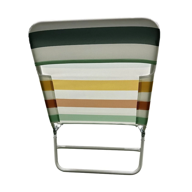 Fabric Beach Lounger,Multi stripe