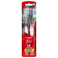 Brosse à dents vibrante alimentée Colgate 360° Optic White Sonic Power - paquet de 2 2 Brosse à dents