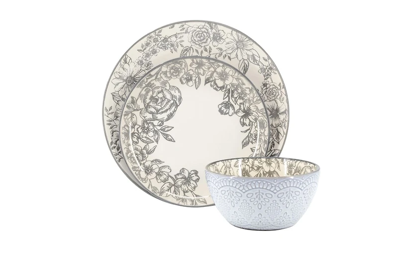 Pfaltzgraff Gabriela Gray Pasta Bowl 8", Pasta Bowl