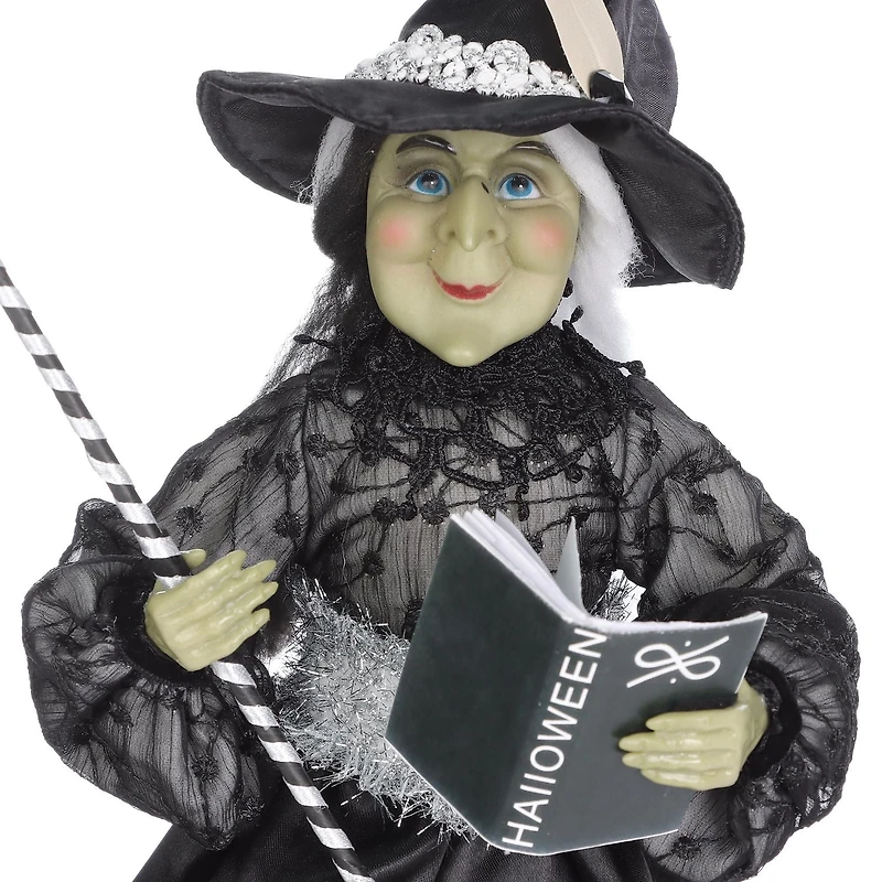 Tissu sur le thème d’Halloween Sorcière noire pour Les décorations d’intérieur d’Halloween