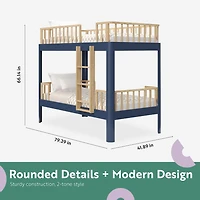 Storkcraft Next Santos Twin-over-Twin Bunk Bed