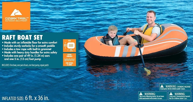 Ozark Trail Raft Boat Set