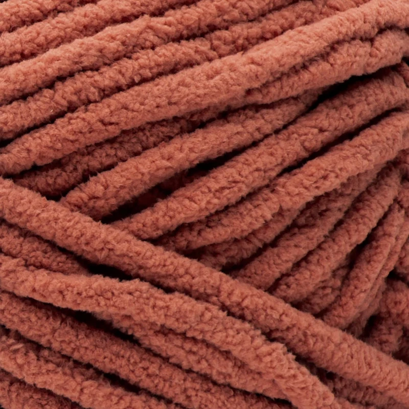 Bernat® Blanket™ #6 Super Bulky Polyester Yarn, Red Rust 10.5oz/300g, 220 Yards