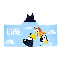 Bluey Serviette à Capuche pour Enfants, 100 % Coton