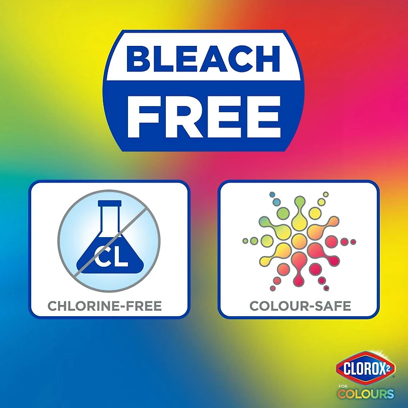 Clorox 2® for Colours, Stain Remover & Laundry Additive, 2.6L, Bleach Free, Colour Booster
