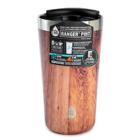 TAL Stainless Steel Ranger Pint 16 fl oz, Wood