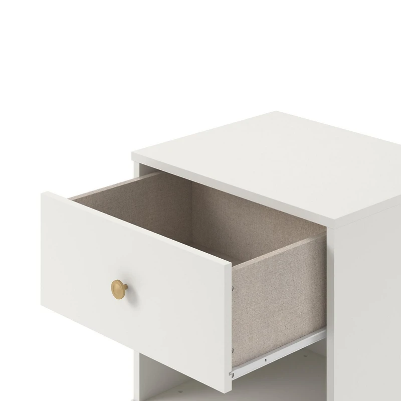Novogratz Finley, table de chevet, blanc