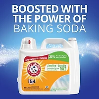 Arm & Hammer Sensitive Skin Scent Free Liquid Laundry Detergent, 154 Loads, 4.55-L