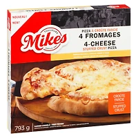 Mikes 4-cheese stuffed crust pizza