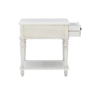 Table d'appoint Rivera, Blanc
