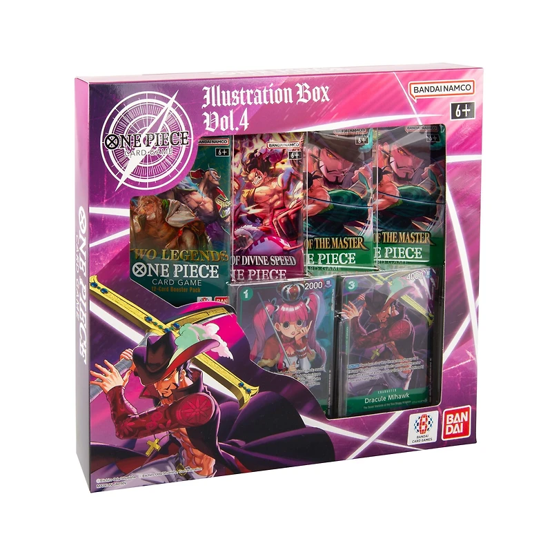 Bandai One Trading Card Games Piece Illustration Box Volume 4