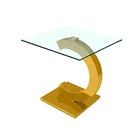 Canadian CeeCee End Table Gold
