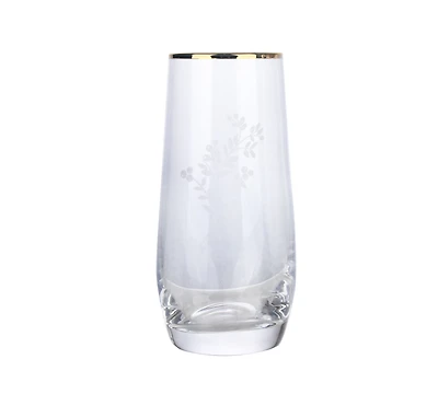 Holiday Time WW Berry Stemless Champagne Glass, 11oz, 1piece