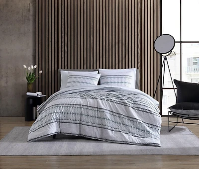 Nicole Miller Studio 3 piece Printed Bedding Set, Aiden Comforter Set