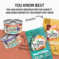 Beyond Emballage Assorti en Sauce Dinde, Saumon, Thon, Morue, Nourriture Humide pour Chats 12 x 85 g