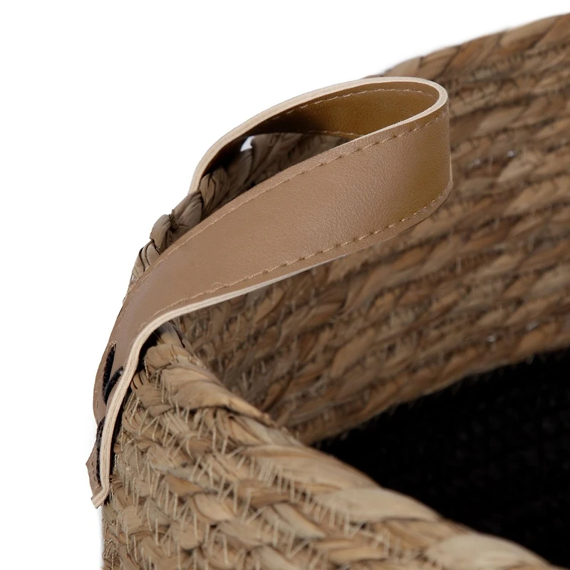 hometrends Chobra Two-Tone Storage Basket with Handles