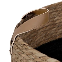hometrends Chobra Two-Tone Storage Basket with Handles