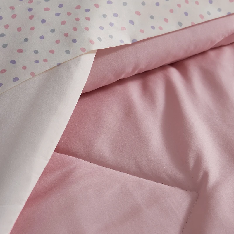 Bco Home 4 Pieces Ensemble de lit Rafraîchissant Rose 1 place/long