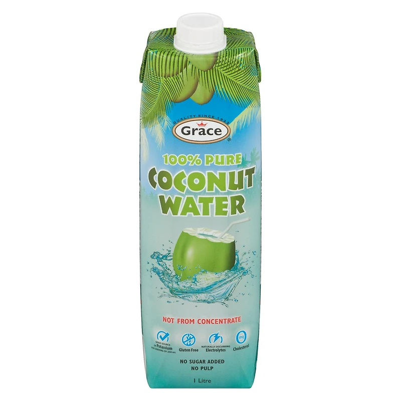 Grace 100% Pure Coconut Water, 1L Bottle