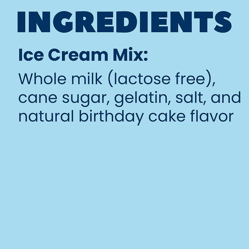 Pooch Creamery Mélange pour crème glacée au goût de gâteau d’anniversaire pour chiens 4,65 onces