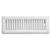 Imperial 3 po x 10 po Registre de plafond en acier, blanc 3x10po WHT Lvrd Ceiling Reg