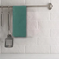 Kitchen Towel Set Of 3 PCs Block Print Waffle Green