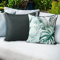 Ensemble de 2 coussins décoratifs d'intérieur/extérieur à vert