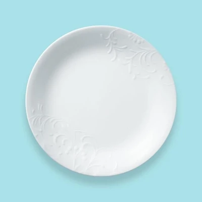 Corelle Madeline Embossed 8.5" Glass Salad Plate